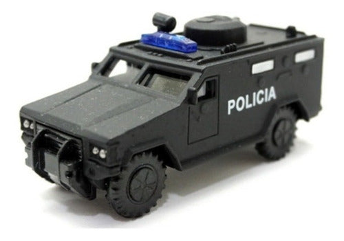 Sacapuntas Camioneta Policia Swat Coleccion Metalico 674a 0