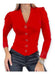 Elegant Jacket with Delicate Sleeve Detail and Lace Cuffs 0
