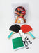 Complete Ping Pong Set with Grip Paddles, Balls, Net, and Metal Stands 1