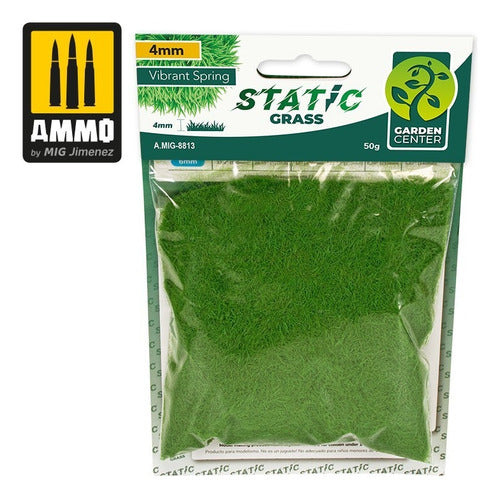 Diorama Static Grass 4mm Height Vibrant Spring Color 50g 1