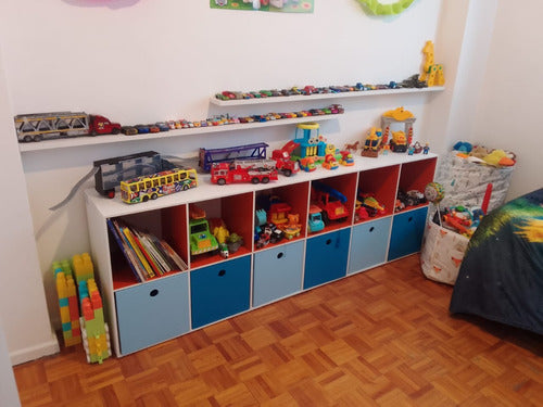 Children's 12 Cube Shelf Organizer Toy Bookcase 3