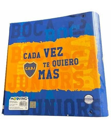 Carpeta Boca Juniors Número 3 Con Ganchos Mooving Nueva 1