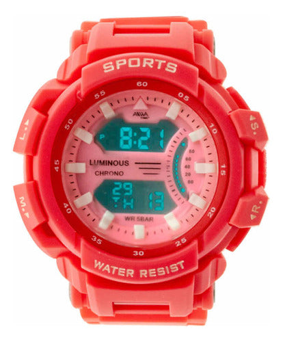 Reloj Sumergible Digital Para Mujer Niños Alarma Luz 13cs 4