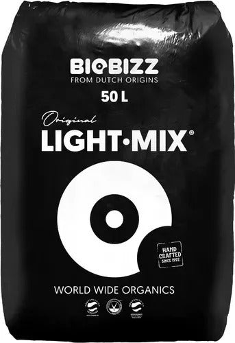 Sustrato Biobizz Light Mix 50lts Ideal Cultivo 0