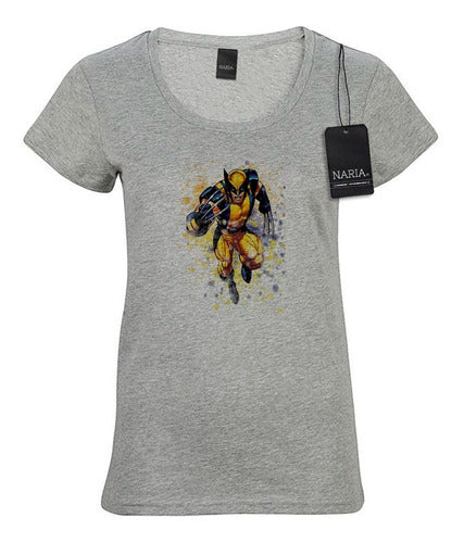 Naria Store Women's Wolverine Logo Graphic T-Shirt 2