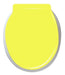 Universal Toilet Seat Cover Yellow Ideal Oval Cu 0