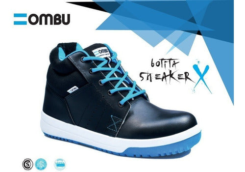 Ombu Safety Boot Sneaker X Certified + Leather Cream 1