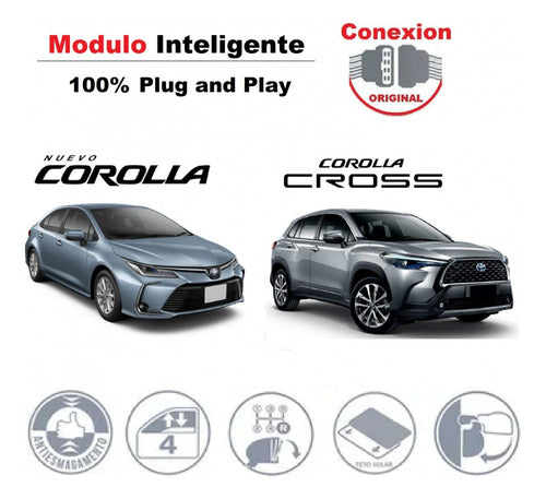 Modulo Alza Cristal Plug And Play  Toyota Corolla & Cross 1