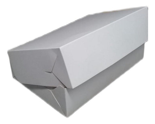 G&G Packaging White Cardboard Box for Alfajores 22x15x6.5 cm 0