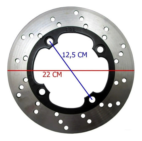 Disco Freio Traseiro Cb 250 F Twister 2018 2019 2020 2021 22 0