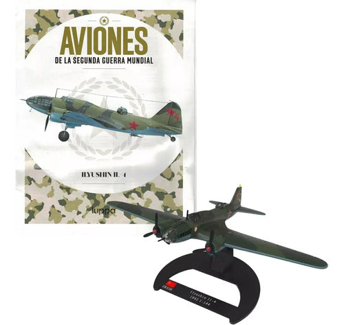 Coleccionable Avion Il Guerra Mundial Ilyushin Il4 + Revista 0