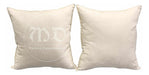 Decorative Tusor Pillow Cover 40x40 Sewn Reinforced Zipper 16