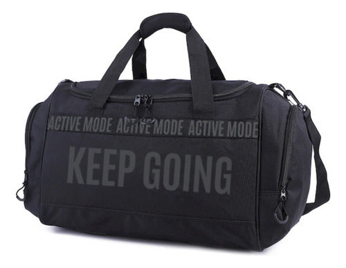 Talbot Active Black Sports Travel Gym Bag for Men and Women 0