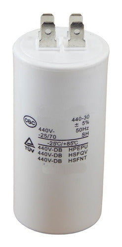 Capacitor De Arranque 27 Mf 400v Motor / Aire Acondicionado 0