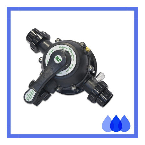 Plufilt Multi-Valve Filter Head for Pool with Gasket 1