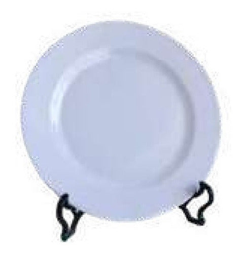 Plastic Ware White Melamine Dinnerware Set - 18 Pieces for 4 People 3