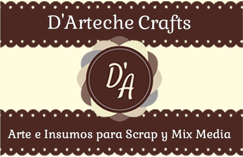 Die Cut Scrap Weekdays in Spanish by D'Arteche Crafts 1