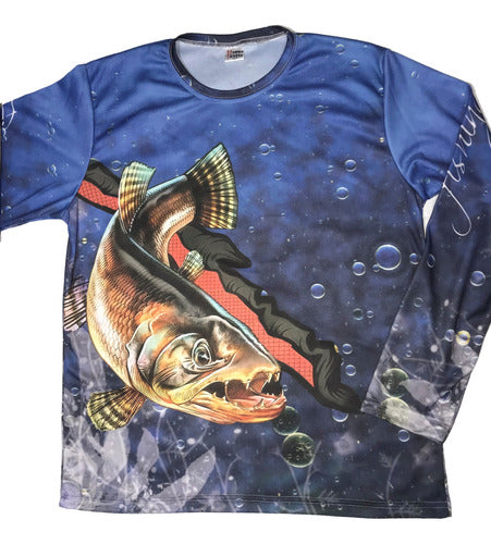 HT Remera Manga Larga Pesca Outdoor Pescadores Talles Grandes 2