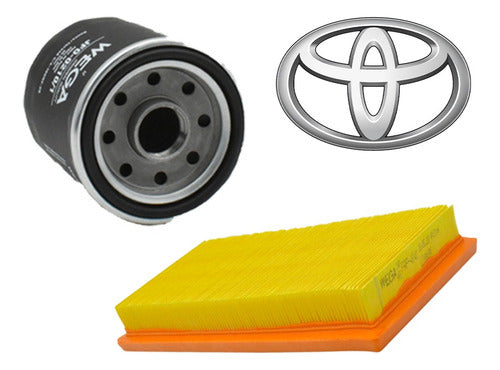 Kit Filtros Aire Y Aceite Toyota Yaris 1.5 0