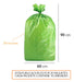 Make Green Waste Bag 60x90 Cm 30 Microns - Pack of 300 Units 1