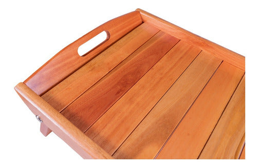 Armonía Breakfast Tray Wooden Rectangular 52cm 1