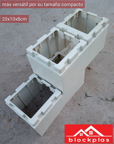 Blockplas Recycled Plastic Brick White Blockplas X Mts2 0