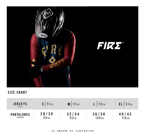 Fire Enduro Motocross MX Deep Fire Set 6