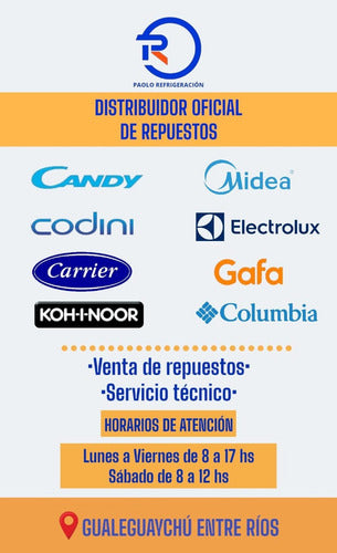 Cuba Para Lavarropas Electrolux / Gafa Carga Superior 3