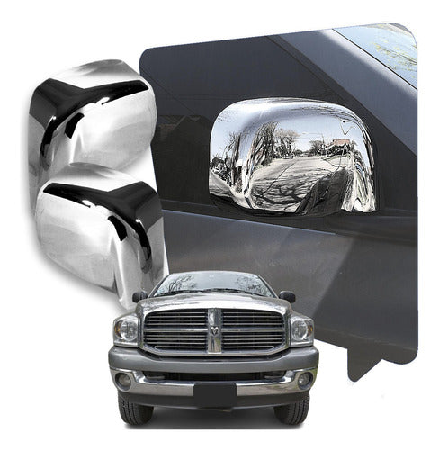 Dodge Ram 2500 2006+ Chromed Mirror Covers by Tuningchrome 0