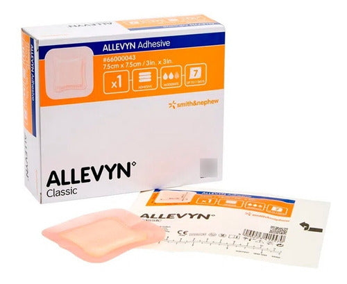 Allevyn Adesivo 7,5cm X 7,5cm - 1 Unidade 0