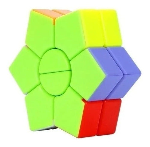 Trekashop Cubo Magico Flor O Estrella Cube World 2 Niveles 6 Cm 0