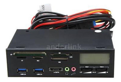 Nuevo 5.25  Usb 3.0 E-sata Media Dashboard Panel Frontal Pc 4