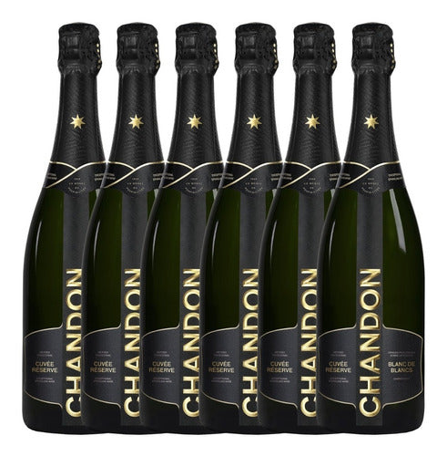 Champagne Chandon Reserva Blanc De Blancs Chardonnay Caja X6 0