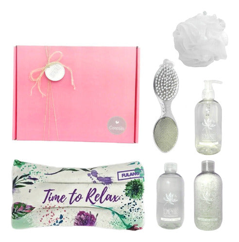 Spa Jasmine Relaxation Gift Box Set Nº15 - Treat Yourself or a Loved One - Kit Caja Regalo Mujer Spa Jazmín Set Relax N15 Disfrutalo