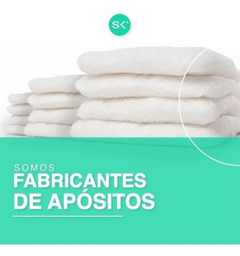 Solofek Non-Sterile Gauze and Cotton Dressings 10x20 (100 units) - Premium Quality 1