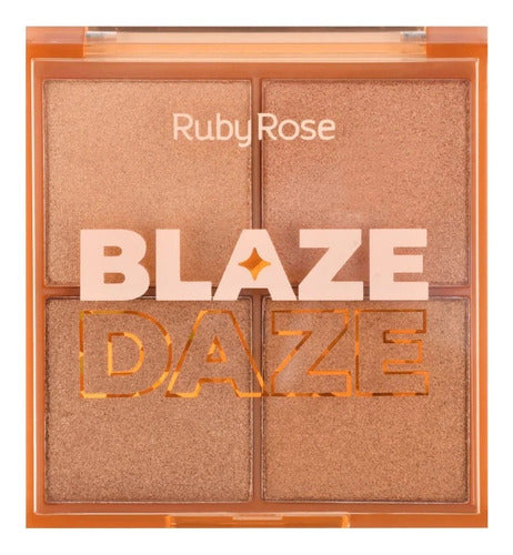 Ruby Rose Glow Show Highlighter Palette Original 0