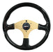 Warvol Nautical Sports Steering Wheel Black Lacquered 350mm 0