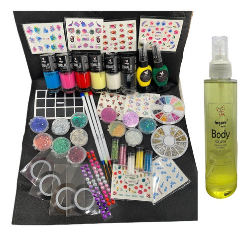 Nail Art Kit for Girls - Nail Decoration Set for Christmas and Children's Day + Gift 0