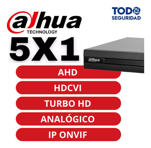 Dvr Seguridad 8ch Dahua 1080p Ip Hd Cctv Hdmi Vga P2p +disco 3