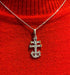 Paterson Joyería Delicate Chain Set with Caravaca Cross in 925 Silver and Gold 4