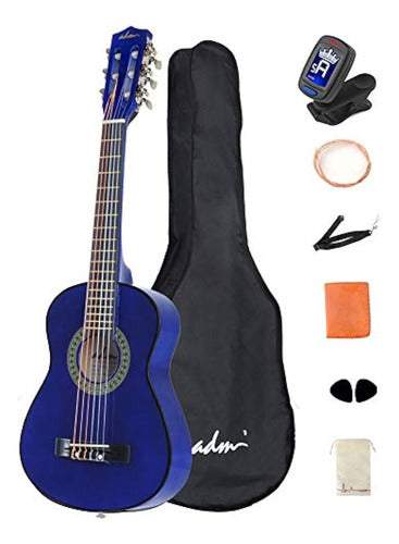 Adm Principiante Guitarra Clásica Nailon 30 Pulgadas Con Bol 0