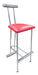 Mobilarg High Stool for Breakfast Bar Island Completely Chromed and Reinforced Modern Kitchen + Factory Warranty 1