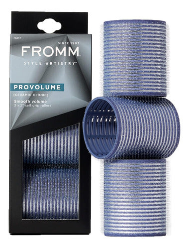 Fromm Provolume 2 Self-Grip Ceramic Ionic Thermal Hair Rollers, 50mm Automatic Grip, 3 Count 0