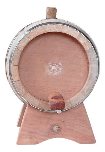 Barril Madeira De Jequitibá Rosa Para Cachaça - 1 Litro 0