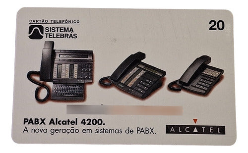 Ct136= Cartao Telebras Alcatel Novo = Desc,5,00 Ver Abaixo 0