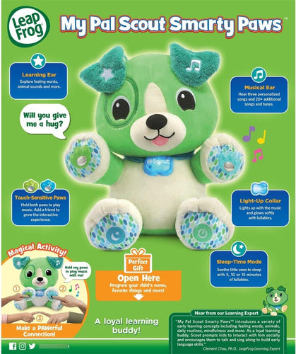 Leap Frog Scout Patitas Divertidas Peluche Interactivo 3