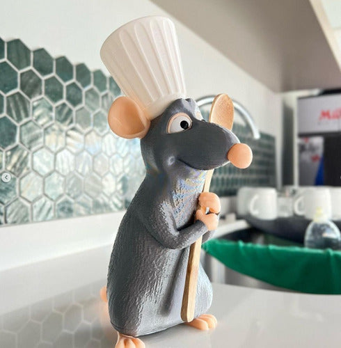 Remy De Ratatouille Portacucharas Con Cuchara De Madera 2