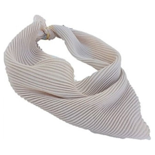 Pleated Solid Color Scarf BA1157bis 0
