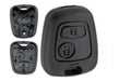 Keyfad Peugeot Key Case 2 Buttons 207 206 with Logo + Battery 3