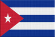 Parche Termoadhesivo Bandera Cuba 0